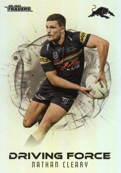 2023 NRL Traders Titanium - Driving Force #DF31 Nathan Cleary Front